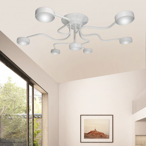 Люстра потолочная светодиодная LED белая S2401-7